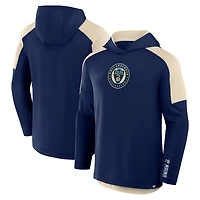 Men's Fanatics Navy Philadelphia Union Red Card Transitional Pullover Hoodie