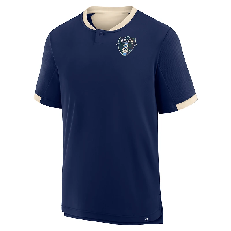 Men's Fanatics Navy Philadelphia Union Stoppage Time Striker T-Shirt