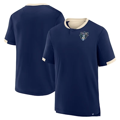 Men's Fanatics Navy Philadelphia Union Stoppage Time Striker T-Shirt