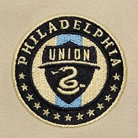 Men's Mitchell & Ness  Cream/Navy Philadelphia Union Upside Down Pro Pinch Snapback Hat