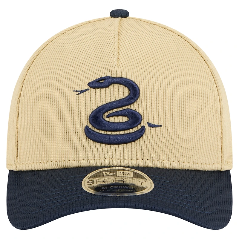 Men's New Era Gold Philadelphia Union 2025 Jersey Hook 9FORTY M-Crown Adjustable Hat