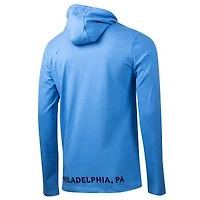 Men's Sport Design Sweden  Light Blue Philadelphia Union 2025 Jersey Hook Relaxed Fit Long Sleeve Hoodie T-Shirt