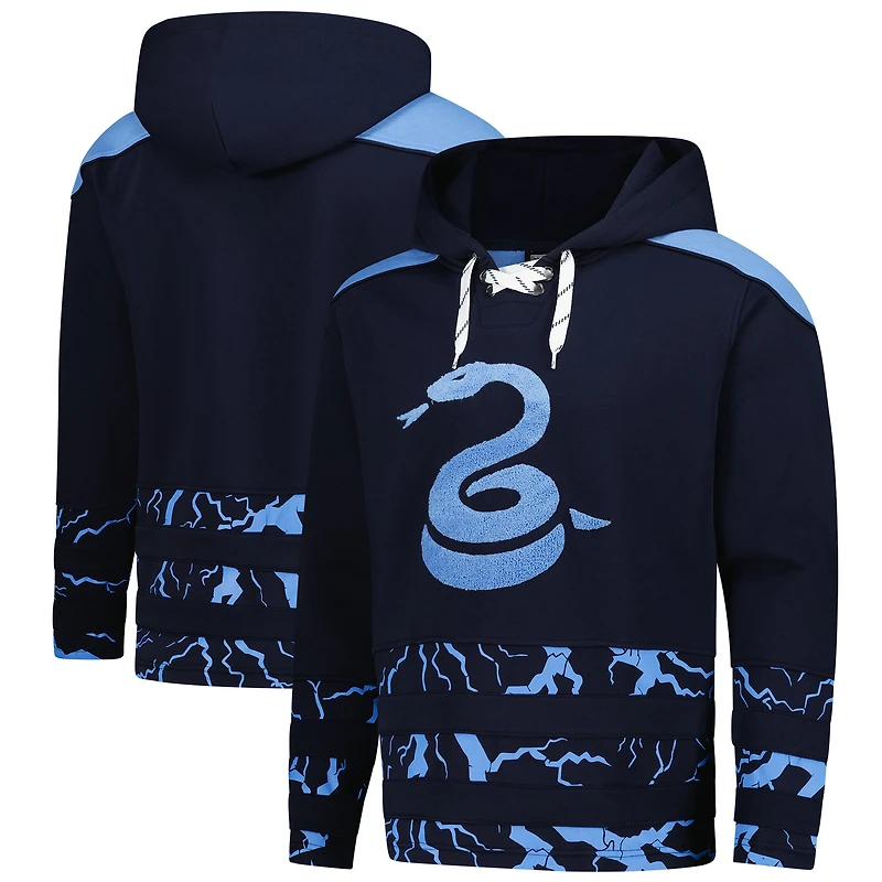 Men's Sport Design Sweden  Navy Philadelphia Union 2025 Jersey Hook Hockey Hoodie