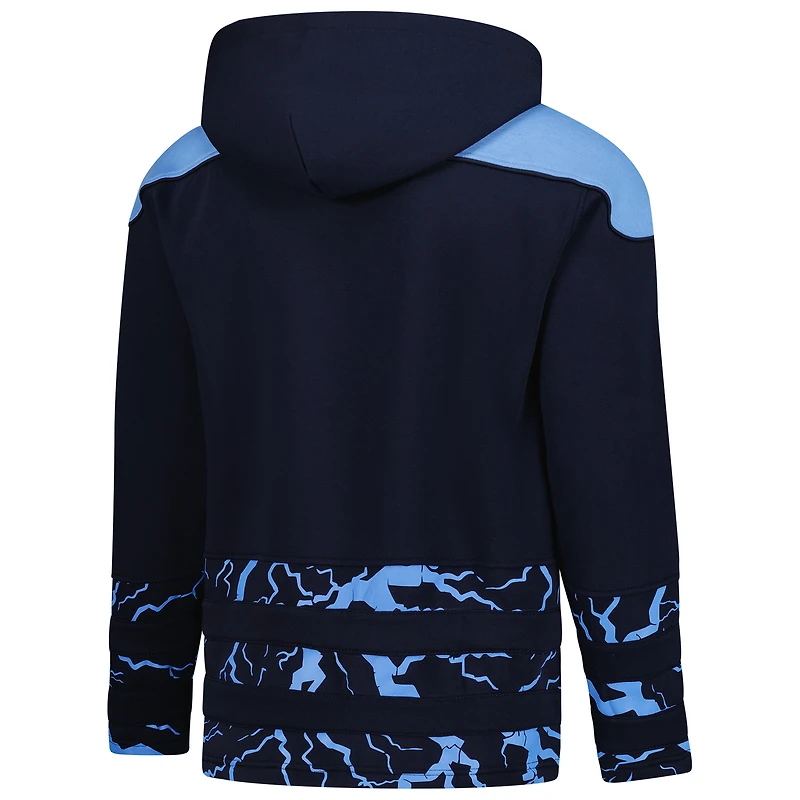 Men's Sport Design Sweden Navy Philadelphia Union 2025 Jersey Hook Hockey Hoodie