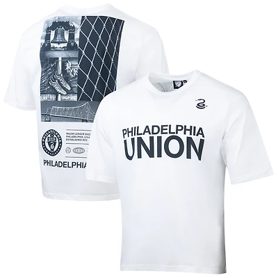 T-shirt graphique oversize blanc Philadelphia Union Celestial de la marque Men's Sport Design Sweden