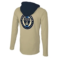 Men's Stadium Essentials Gold Philadelphia Union Tradition Raglan Hoodie Long Sleeve T-Shirt