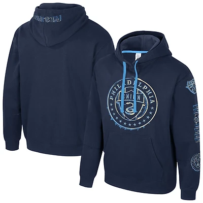 Sweat à capuche bleu marine Philadelphia Union Elementized Stadium Essentials pour homme