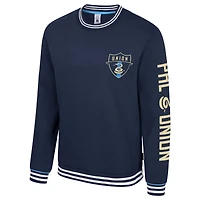 Men's Stadium Essentials Navy Philadelphia Union Half-Time 2-Hit Pullover Sweatshirt