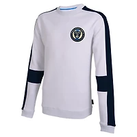 Men's Stadium Essentials White Philadelphia Union Half Time Pullover Sweatshirt