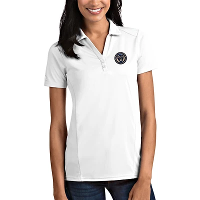 Philadelphia Union Antigua Women's Tribute Polo - White