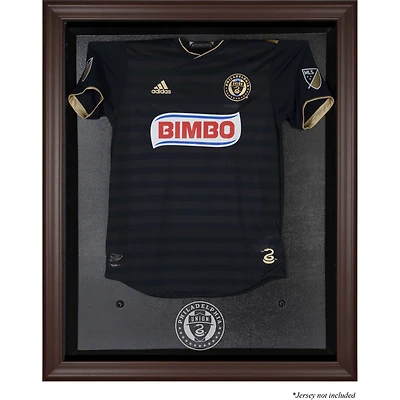 Philadelphia Union Framed Brown Team Logo Jersey Display Case