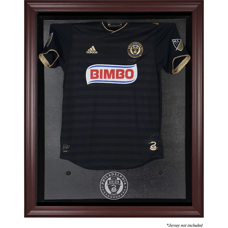 Philadelphia Union Framed Mahogany Team Logo Jersey Display Case