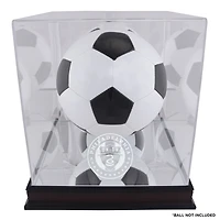 Philadelphia Union Mahogany Team Logo Soccer Ball Display Case