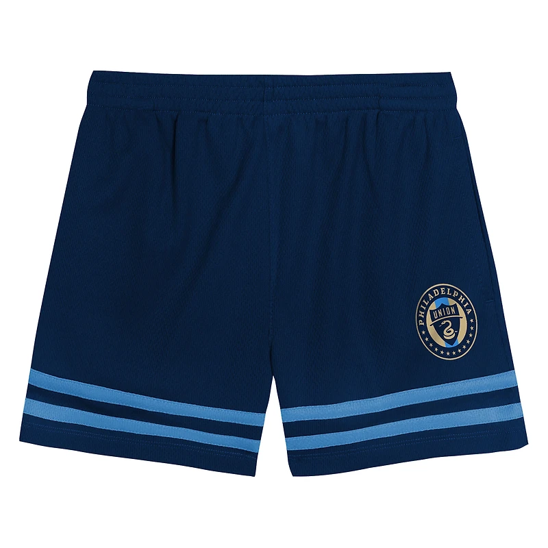 Ensemble haut et short Charming Dude bleu Philadelphia Union pour tout-petit