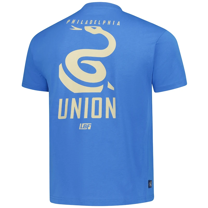 Unisex Live Breathe Futbol Navy Philadelphia Union Scale T-Shirt
