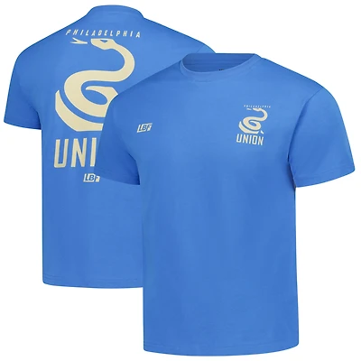 T-shirt unisexe Live Breathe Futbol bleu marine Philadelphia Union
