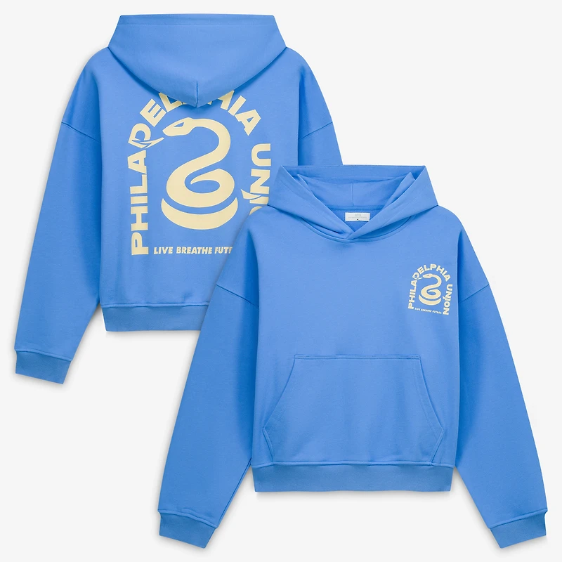 Unisex Live Breathe Futbol Light Blue Philadelphia Union Tunnel Hoodie
