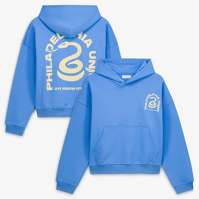 Unisex Live Breathe Futbol  Light Blue Philadelphia Union Tunnel Hoodie