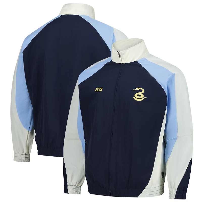 Veste de survêtement unisexe Live Breathe Futbol bleu marine Philadelphia Union Roadman
