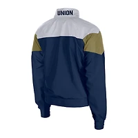 Women's 5th & Ocean by New Era  Navy Philadelphia Union Leisure Cropped Full-Zip Windbreaker Jacket