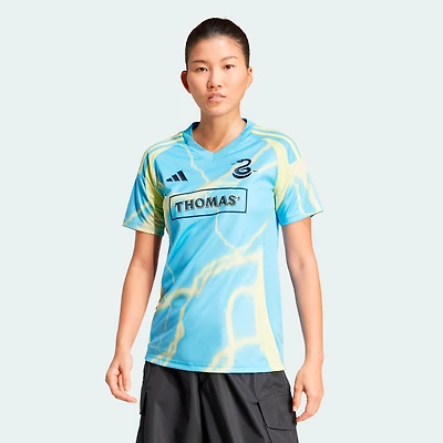 Women's adidas  Blue Philadelphia Union 2025 The Voltage Kit Replica Jersey