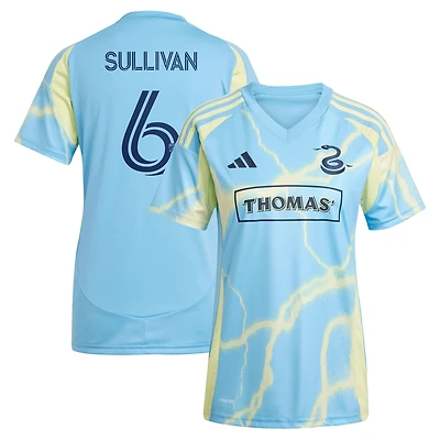 Maillot réplique du kit The Voltage 2025 de l'équipe football l'Union Philadelphie adidas Cavan Sullivan pour femme