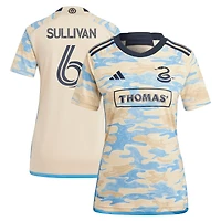 Women's adidas Cavan Sullivan Tan Philadelphia Union 2024 Replica Secondary Jersey