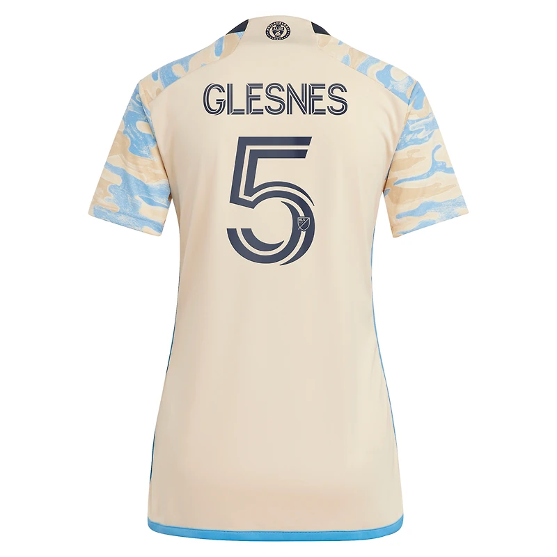 Adidas Jakob Glesnes Tan Philadelphia Union 2023 Pour Philly Réplique Maillot