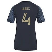 Maillot adidas Jovan Lukić pour femme, réplique du kit de l'Union Philadelphie 2026 1776, bleu marine