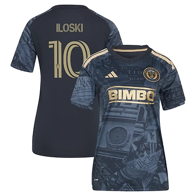 Women's adidas Milan Iloski Navy Philadelphia Union 2026 1776 Kit Replica Jersey