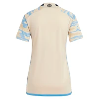 Maillot Philadelphia Union 2023 For Philly adidas pour femme, beige, réplique
