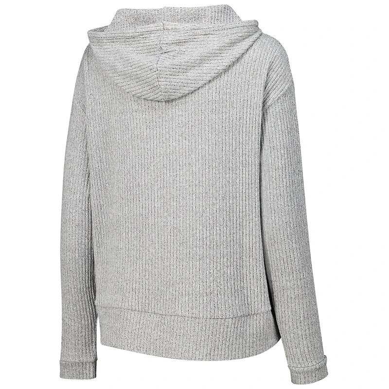 Women's Concepts Sport Gray Philadelphia Union Juniper Long Sleeve Hoodie Top