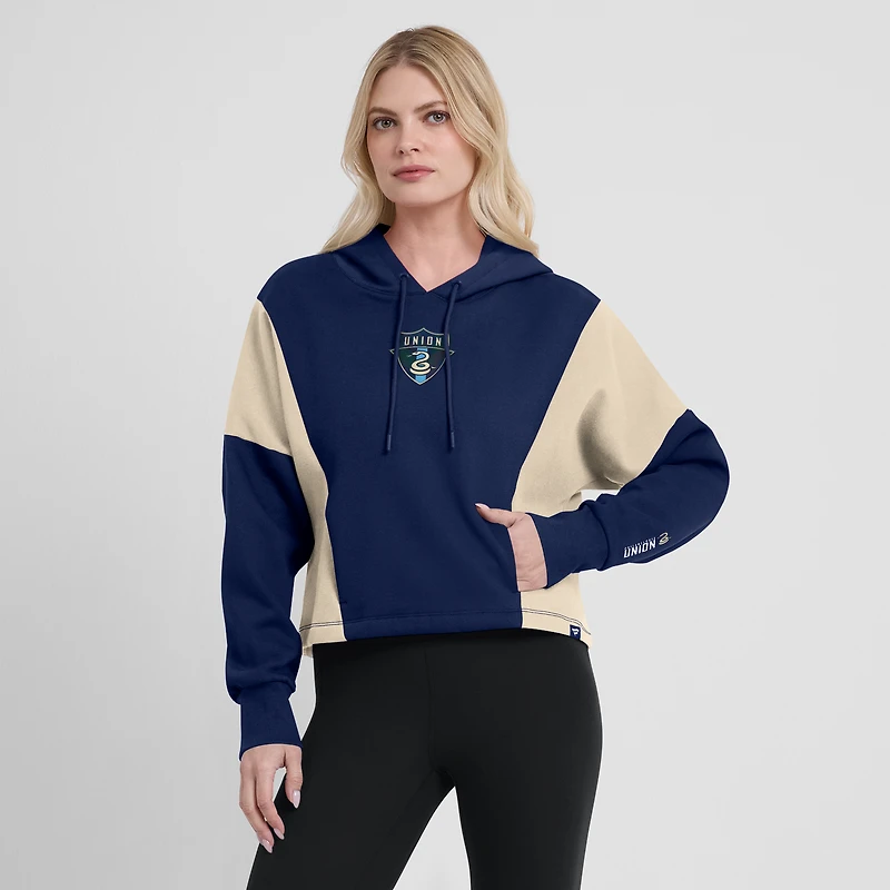 Sweat à capuche surdimensionné pour gardien de but Fanatics Navy Philadelphia Union Legacy femme