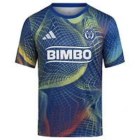 Youth adidas  Blue Philadelphia Union 2025 United We Play AEROREADY Pre-Match Top