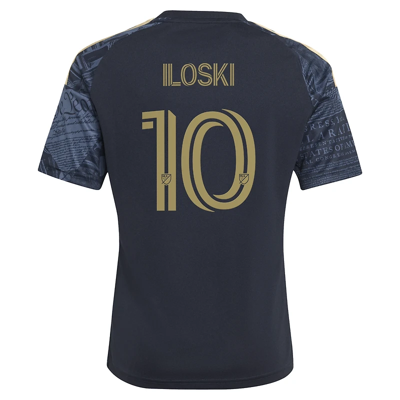 Youth adidas Milan Iloski Navy Philadelphia Union 2026 1776 Kit Replica Jersey