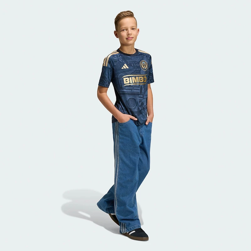 Youth adidas Navy Philadelphia Union 2026 1776 Kit Replica Jersey