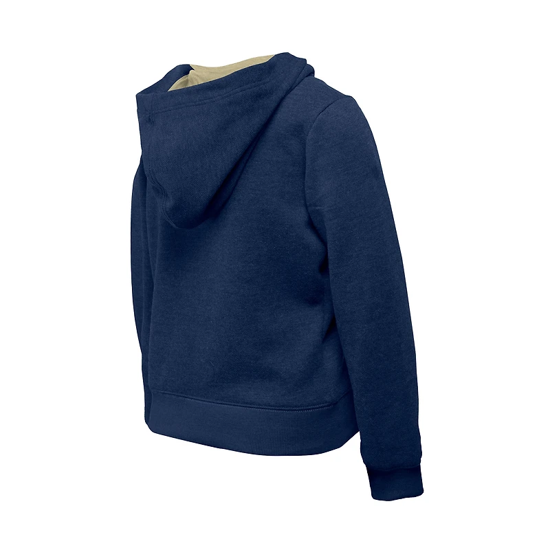 Youth Girls 5th & Ocean by New Era  Navy Philadelphia Union Boxy Full-Zip Hoodie
