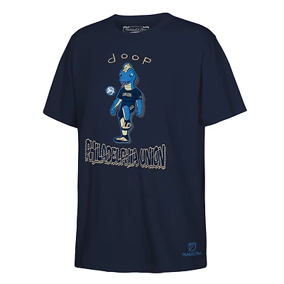 Youth Mitchell & Ness  Navy Philadelphia Union Mascot T-Shirt
