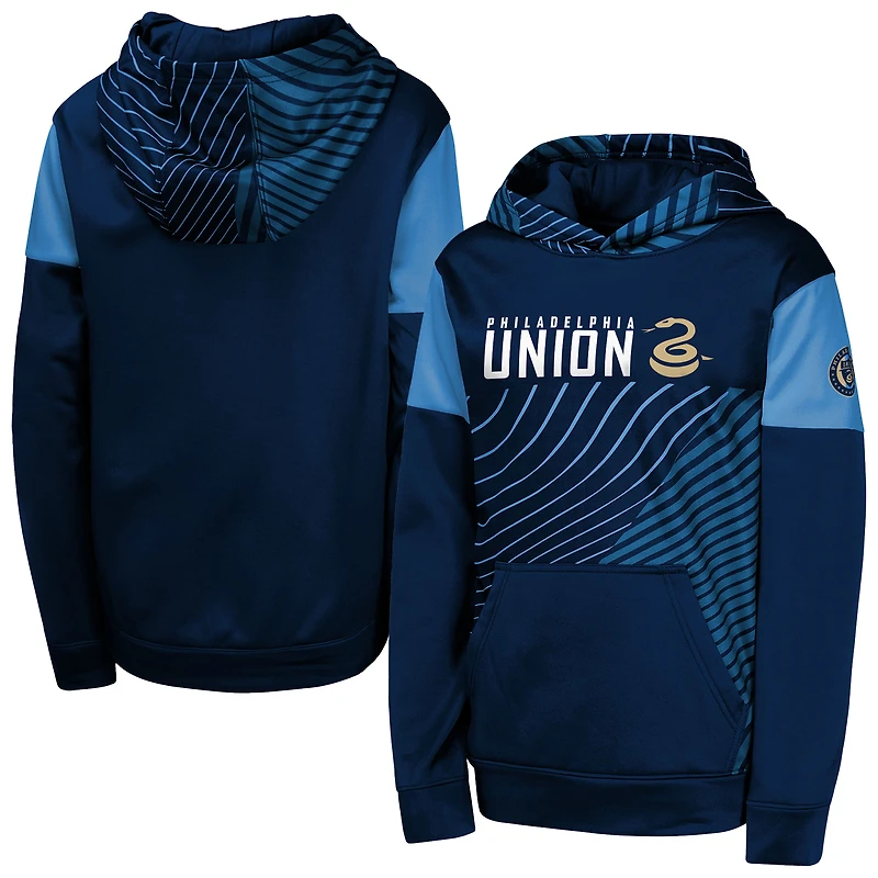 Sweat à capuche imbattable pour jeunes de la marine Philadelphia Union