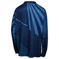 T-shirt à manches longues bleu Philadelphia Union Nifty Netminder pour jeunes Outerstuff