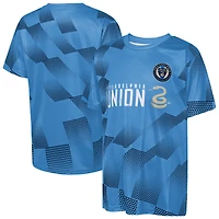 T-shirt transparent bleu Philadelphia Union pour jeunes Outerstuff