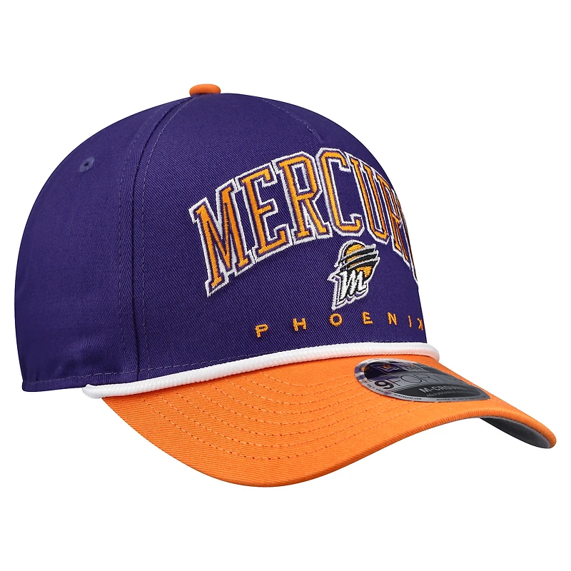 Men's New Era Purple Phoenix Mercury Bold Arch COOLERA 9FORTY A-Frame M-Crown Adjustable Hat