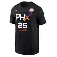 Men's Nike Alyssa Thomas Black Phoenix Mercury Name & Number Rebel Edition T-Shirt