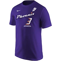 T-shirt Nike Diana Taurasi violet Phoenix Mercury Explorer Edition avec nom et numéro pour homme