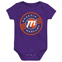 Newborn Outerstuff  Phoenix Mercury Destiny 3-Piece Creeper Set