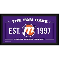 Collage encadré Phoenix Mercury 10" x 20" pour Fan Cave