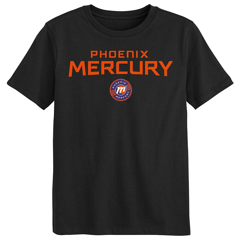 T-shirt préscolaire Outerstuff Black Phoenix Mercury Logo