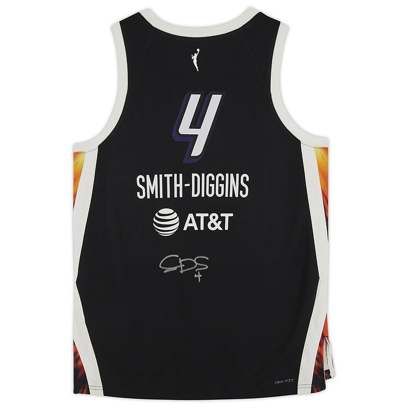 Maillot Nike Rebel Edition autographié par Skylar Diggins-Smith Black Phoenix Mercury