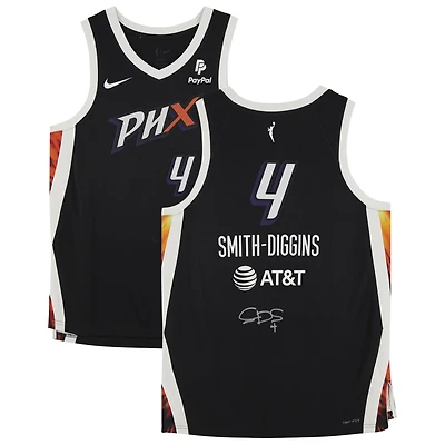 Maillot Nike Rebel Edition autographié par Skylar Diggins-Smith Black Phoenix Mercury