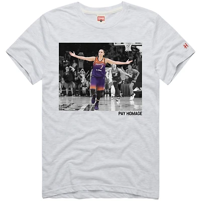 Unisex Homage Diana Taurasi Ash Phoenix Mercury Pay T-Shirt